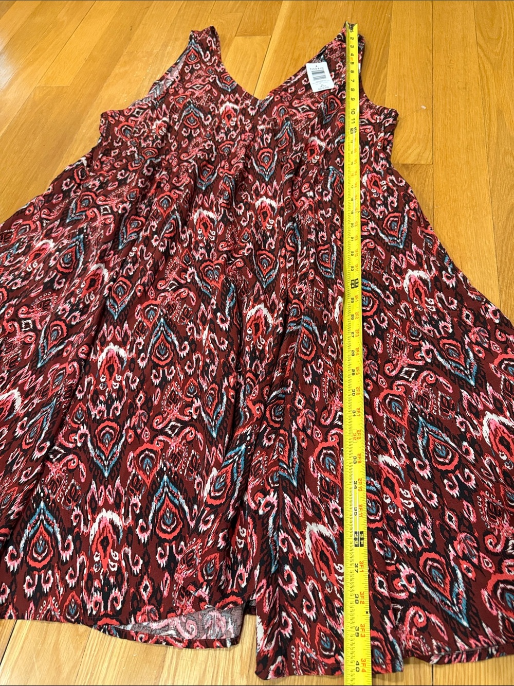 NWT Torrid challis lkat vneck dress Size 2X. (18-20) - Picture 6 of 8